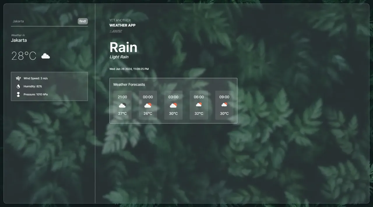 Yet Another Weather App